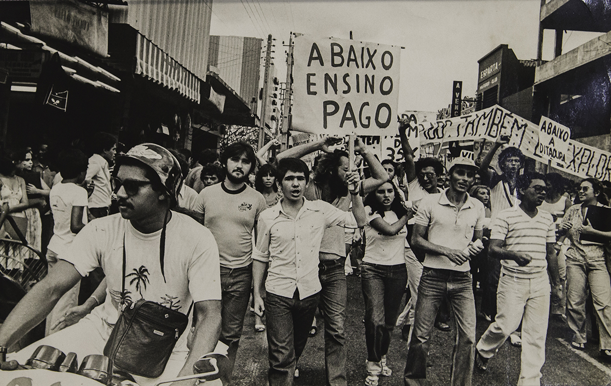 Manifestação contra o governo Collor, 1990.